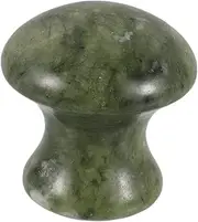 ERINGOGO Mushroom Shaped Jade Massager Tool for Face and Neck Hot Jade Skin Scraping Stone for Relaxation and Improved Skin Firmness Multiuse Facial Massage Stones