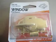 Slide-Co 17573 Polished Brass Window Sash Lock