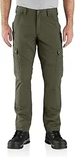 [CARHARTT] Men's Rugged Flex Relaxed Fit Ripstop Cargo Work Pant, Basil, 40 x 32