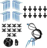 Drip Irrigation Kit - Adjustable Automatic Drip Irrigation Kits,Gardening Supplies for Outdoor Indoor Yard Balcony Patio Farm Farmland