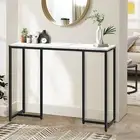 Console Table Hallway Table with Metal Frame for Hallway