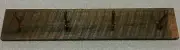 Rustic Rough Sawn Reclaimed Wood Four Hook Coat Rack