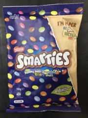 NESTLE SMARTIES BULK 700g BAG MILK CHOCOLATE CRSIPY SHELL AUS SELLER