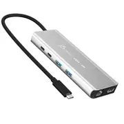 J5create JCD403 USB4 8K Multi-Port Hub Features a USB4 Controller - (USB-C to 8K HDMI, RJ45 2.5Gbe, USB-C, 2xUSB-A, 100W PD) Thunderbolt 3 /4 Compat