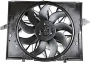600W Black Cooling Radiator Fan，Compatible With BMW 5 Series 7 Series E60 E66 Car Auto Parts 17427543282