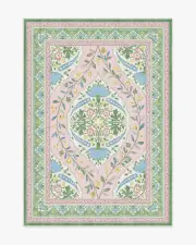150' x 215' | Machine Washable Runner Rug | Kid & Pet Friendly | Indoor Rug | Mrs. Alice Skye Pink Multicolour Outdoor Rug | Ruggable