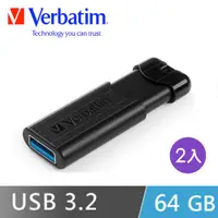 在飛比找PChome24h購物優惠-Verbatim威寶 Pinstripe 64GB USB3