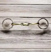 EQI Horse Bit SS Loose Ring Snaffle with Copper Lozenge Center Link
