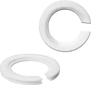 E27 to E14 Lamp Shade Ring Converter, 2 Pack Lampshade Reducer Ring Washer E27 L