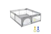 Baby Playpen Pen Fence Playground Enclosure Safety Gate Activity Centre Barrier Play Room Yard