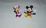 DISNEY JUNIOR FUNHOUSE - MICKEY MOUSE & MINNIE MOUSE LOOSE COLLECTIBLE FIGURES