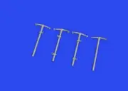 Eduard 635032 1/35 Armor- WWII German Pickaxes (Resin)