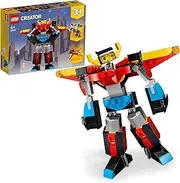 LEGO® Creator 3in1 Super Robot 31124 Building Kit Featuring a Robot Toy, a Jet Aeroplane and a Dragon Model; Creative Toy for Passionate LEGO Fans Aged 6+