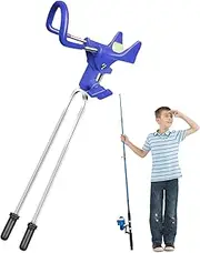 Fishing Rod Holder for Ground | Adjustable Catfish Rod Holder | Portable 360-Degree Rotation Rack, Tackle Equipment Storage for Beach River Lake Pier Boat Kayak