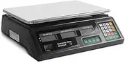 Digital Kitchen 40KG Weighing Scales Platform Scales Black LCD Accurate Weight Scale