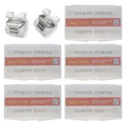 5Kits Orthodontic Self Ligating Brackets Ceramic Roth 022 345 AO Empower Clear