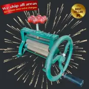 Grilled Dried Squid Mashed Manual Brass Roller Machine Thailand Street Food 5"