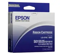 在飛比找樂天市場購物網優惠-EPSON S015535原廠黑色色帶 適用:EPSON L