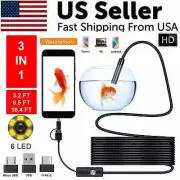USB Endoscope 5.5mm Borescope Inspection Tube HD Camera For Android Phone
