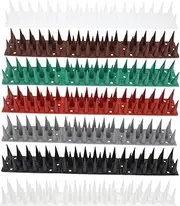 FONDOTIN 7Pcs Cat Thorn Mat Cuttable Spikes for Outdoor Garden Protection Gentle Deterrent for Birds and Cats Durable Plastic for Plants and Flowers