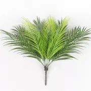 52cm 9Leaves Artificial Tropical Plants Fake Palm Plant Branch Green Leaves For
