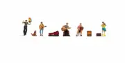 N15597 Noch OO/HO Gauge Street Performers (5) & Accessories Figure Set