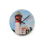 Nautical Wall Clock - Nauset Lighthouse Cape Cod