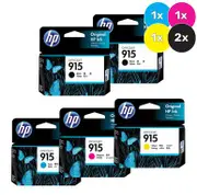 HP 915XL Ink Cartridge Value Pack - Includes: [2 x Black, Cyan, Magenta, Yellow]