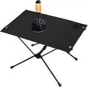Folding Camping Table Portable Camping Table Foldable Small Backpacking Table Lightweight Picnic Accessories for Dining, Cutting, Cooking, Picnic, Outdoor, Beach, Hiking, Fishing, Barbecue