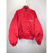 Balenciaga Oversize Bomber Jacket in Red BNWT S
