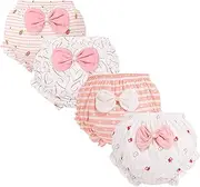 [AUBIG] Baby Boys Girls Bloomers Toddler Toilet Pee Potty Training Pants Cotton Underwear Ruffle Underpants Breathable Panties