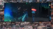 Blade Runner color changing holographic OFF WORLD BLIMP 1982 24" x 10"h poster