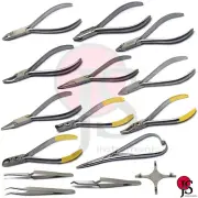 Dentist Orthodontist Pliers Teeth Braces Tooth Wire Bending Bending Distal End