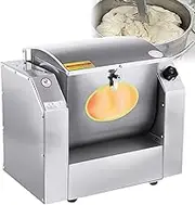 Electric Dough Mixing Machine, Household Stand Stainless Steel Flour Mixers, Flip Clockwise Kitchen Dining Dough Blenders for Pasta Pizza Dumpling Noodle Fried Dough Sticks Bun