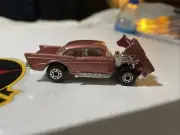 VTG Matchbox Lesney England Superfast No 4 57 CHEVY Diecast METALLIC PINK Nice!