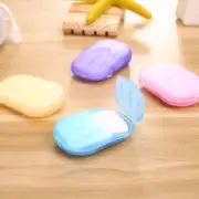 20 pcs Cleaning Soap Sheets Portable Hand Washing Soap Soap Paper Children