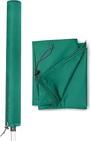 Rotary Washing Line Waterproof Cover With Draw String & Zip - Heavy Duty Clothes Line Cover for Garden Dryer and Airer - 180 cm Long | Green