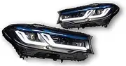Compatible With BMW. G30 G38 F90 525I 530I LED Headlights 2017-2021 | 5 Series Large Lamp With DRL Projection Lens | Auto Parts(For 2017-2021 LED)