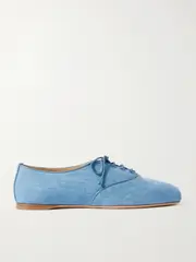[Gabriela Hearst] Gabriela Hearst - Maya Denim Brogues - Blue - IT39.5 IT 39.5 Blue