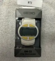 SEIKO Clip Metronome – DM-33 in White