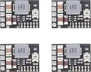 tunghey 4Pack DC 12V to 5V Buck Converter, Mini Voltage Regulator Board DC 4.5-20V 12V 9V Step Down to 1-16V 5V Reducer 3A Fixed Adjustable Volt Output Transformer Power Supply Stabilizer Module