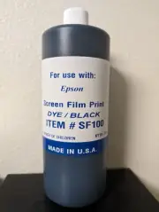 COMPATIBLE INK SCREEN PRINTING BLACK DYE INK EPSON SURECOLOR T3170 T40V 1,000ML