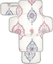 Reusable wipeable Changing pad with Tissue Pocket Portable Baby Changing pad for Moms, Dads