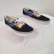 Vans Sneakers Men's 5.5 Women's 7 Era Electric Flame Black #721454 Unisex NIB