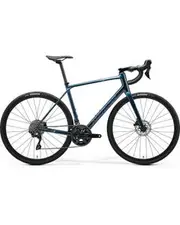 Merida Scultura Endurance 400 Road Endurance Bike Teal Blue/Silver/Blue