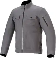 Alpinestars Solano Waterproof Motorcycle Textile Jacket, grey, Size 4XL for Men