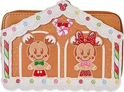 [Loungefly] Disney Mickey & Friends Gingerbread House Zip Wallet Disney