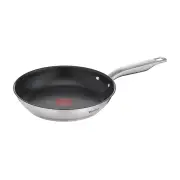 Virtuoso Induction Stainless Steel Frypan Size 24cm by Tefal