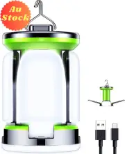 Rechargeable LED Camping Lantern Bright Waterproof Tent Light 7 Modes Outdoor