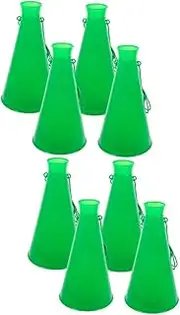 VANZACK Cheering Horn Portable Speaker Trumpets Toy Cheerleading Megaphones Trumpet Toy Party Horn Megaphones for Party Game Noise Makers Megaphones Cheer Playthings Plastic Green
